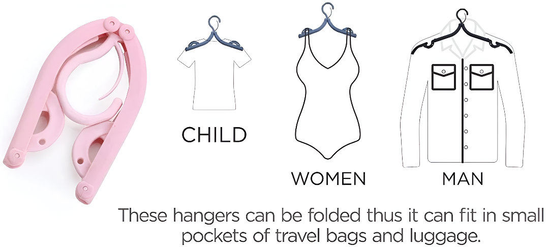 Foldable Hanger - Pack of 6