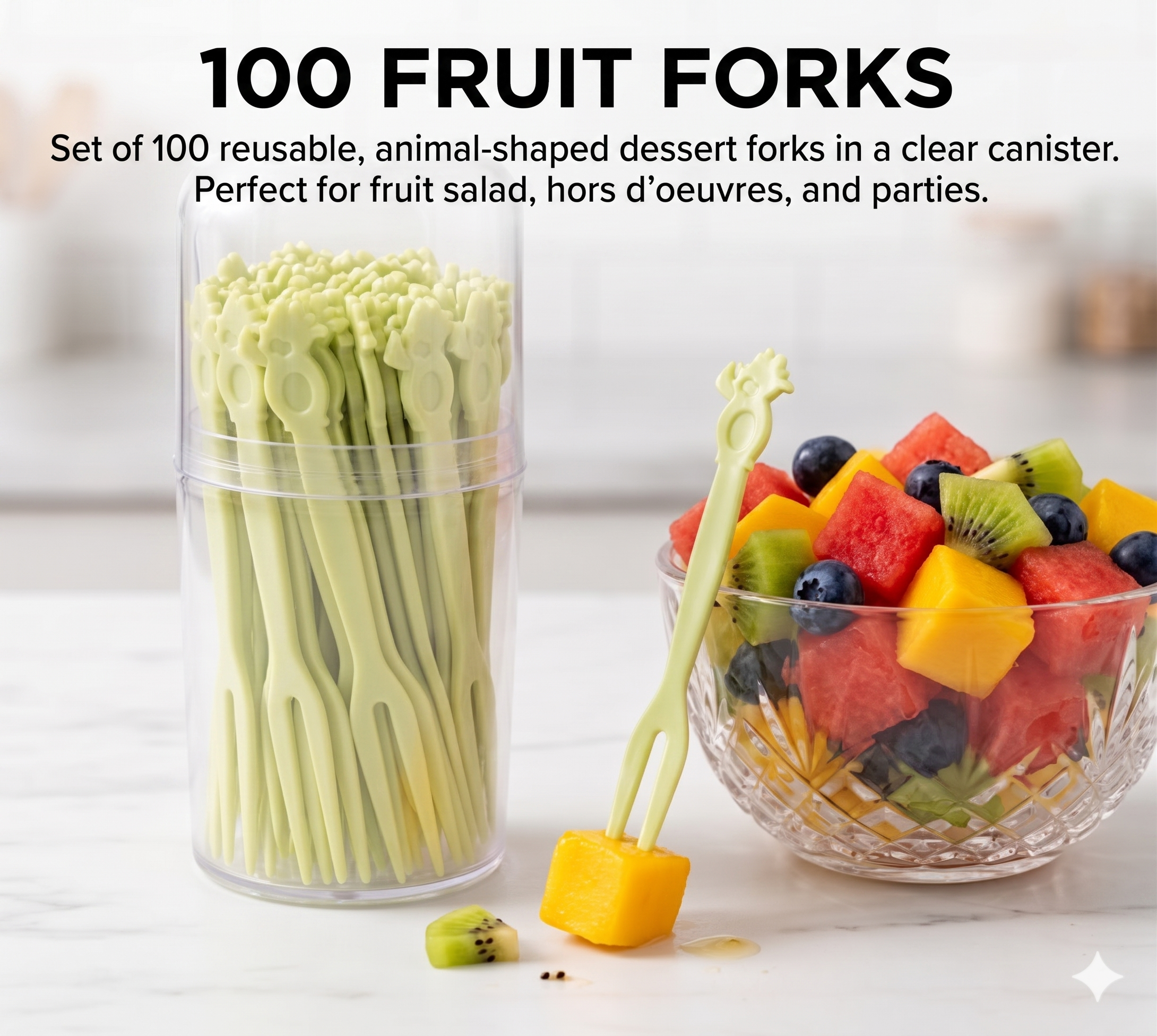 Fruit Fork - 100 Pieces