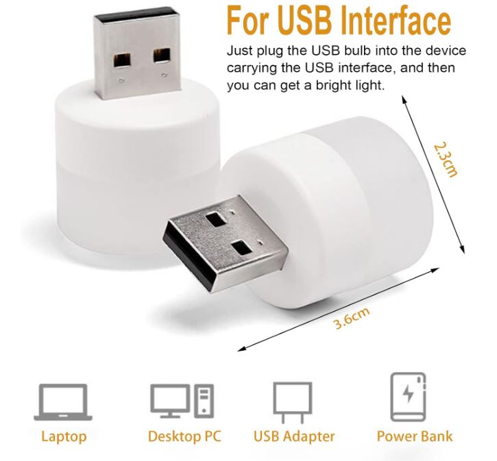 USB LED(Yellow) - Pack of 6