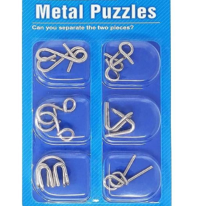 Metal Brain Twister – 6 Puzzles
