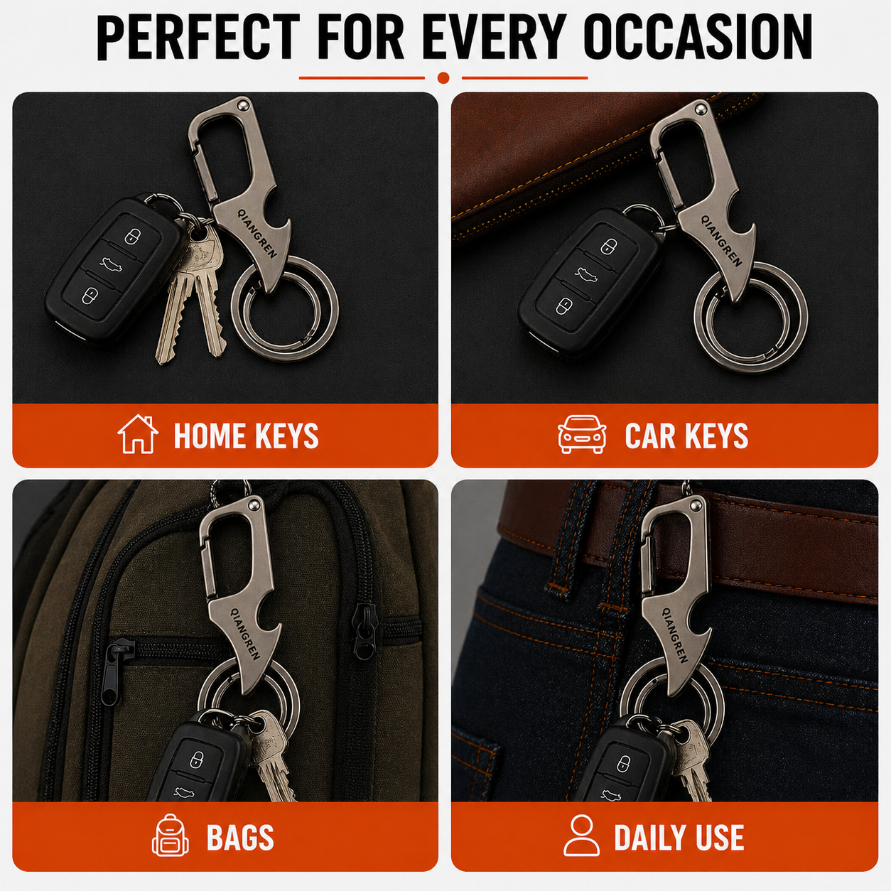 Metal Keychain(Design 4) - Pack of 1