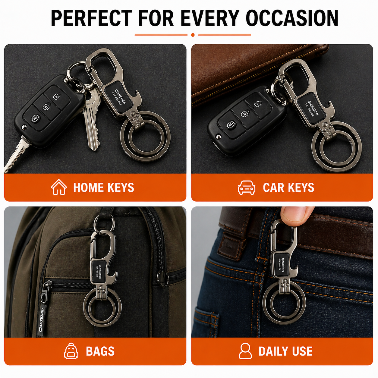 Metal Keychain(Design 9) - Pack of 1