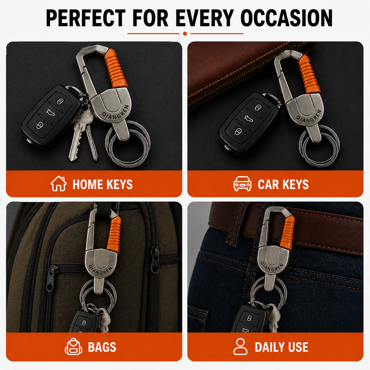 Metal Keychain(Design 1) - Pack of 1
