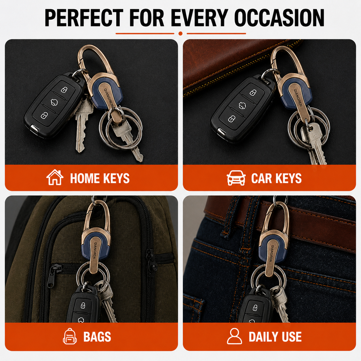 Metal Keychain(Design 2) - Pack of 1