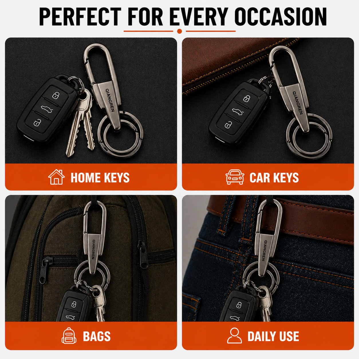 Metal Keychain(Design 8) - Pack of 1