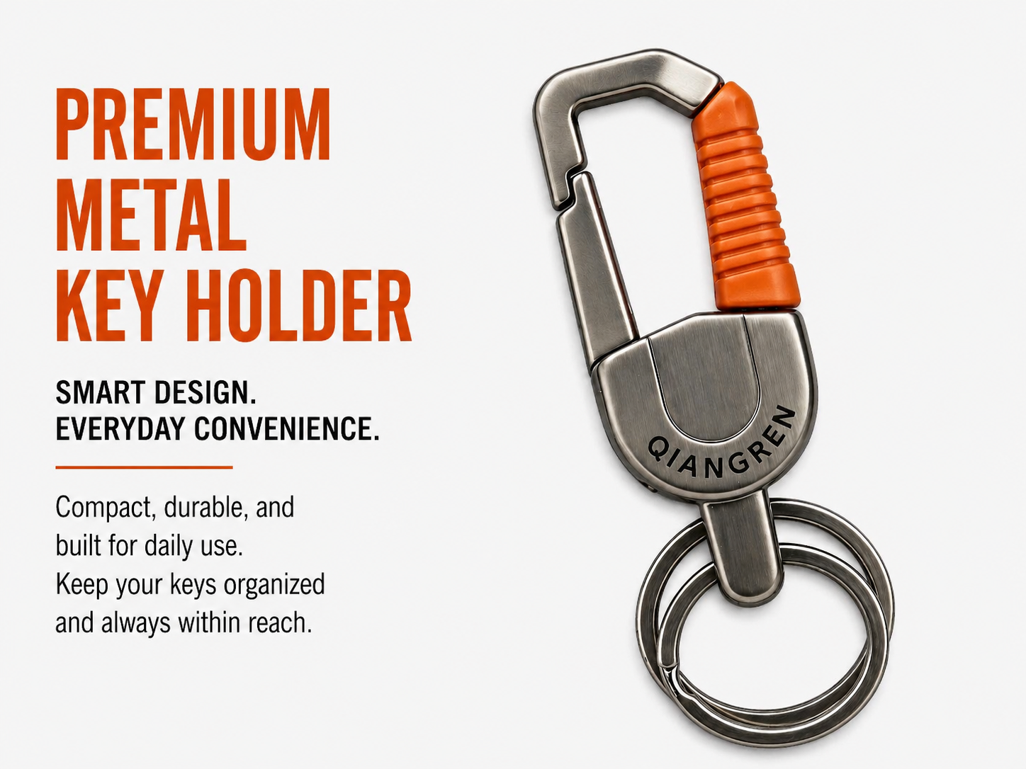 Metal Keychain(Design 1) - Pack of 1