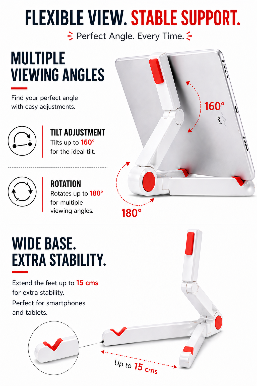 Foldable Mobile/Tablet Hanger