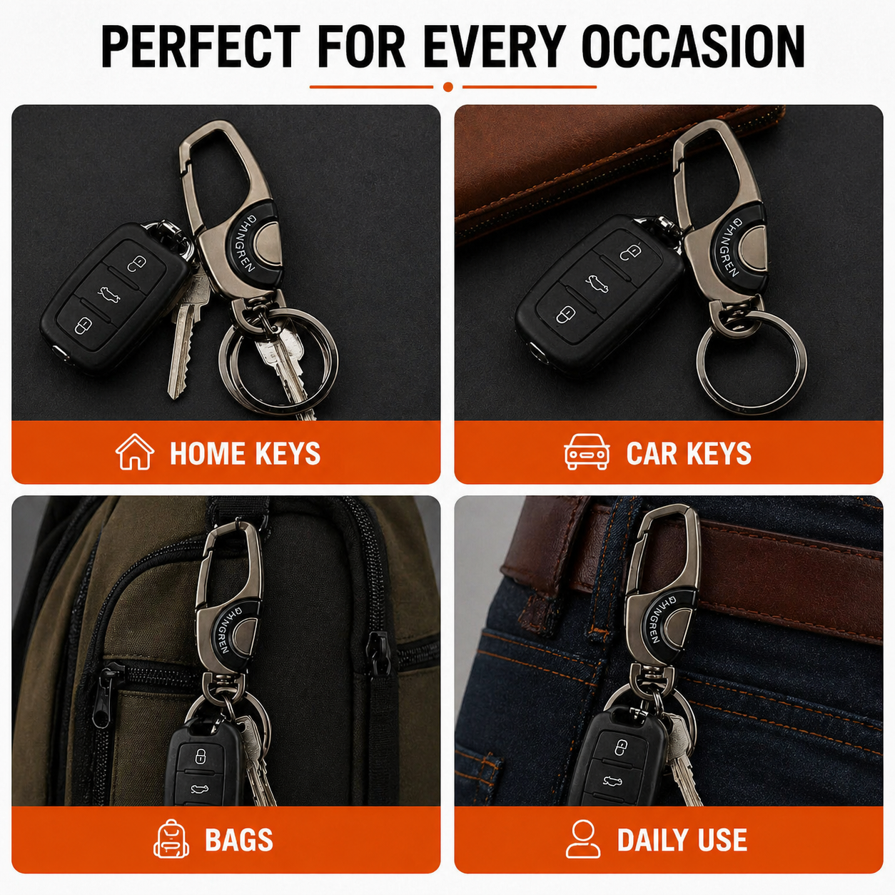 Metal Keychain(Design 3) - Pack of 1