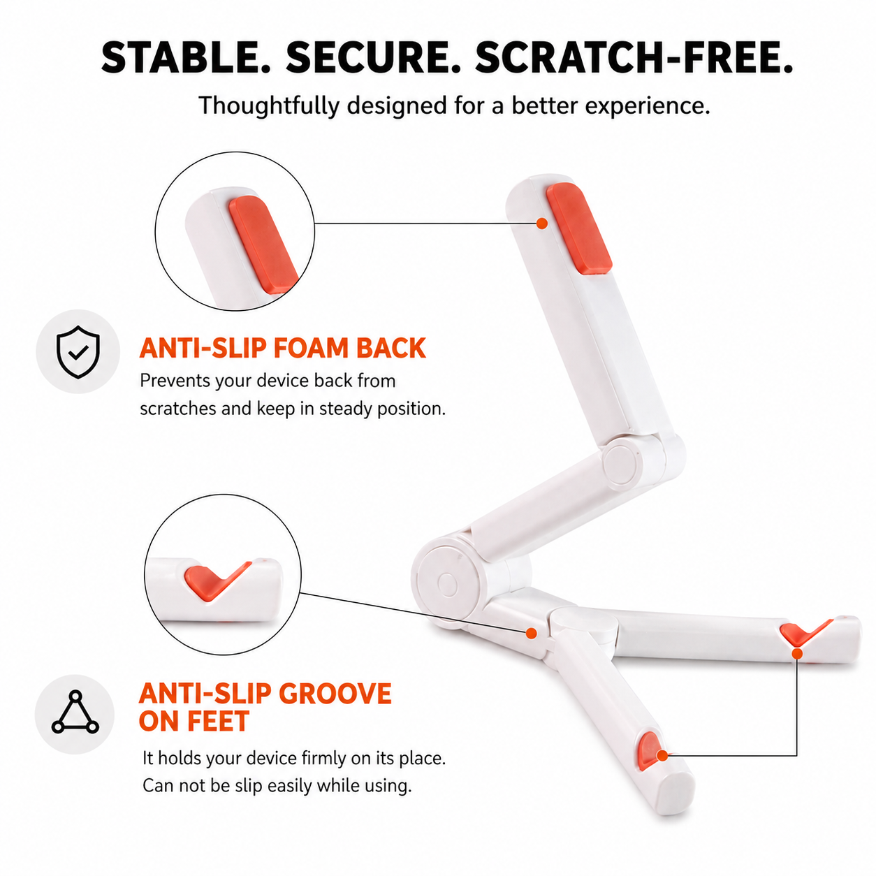 Foldable Mobile/Tablet Hanger