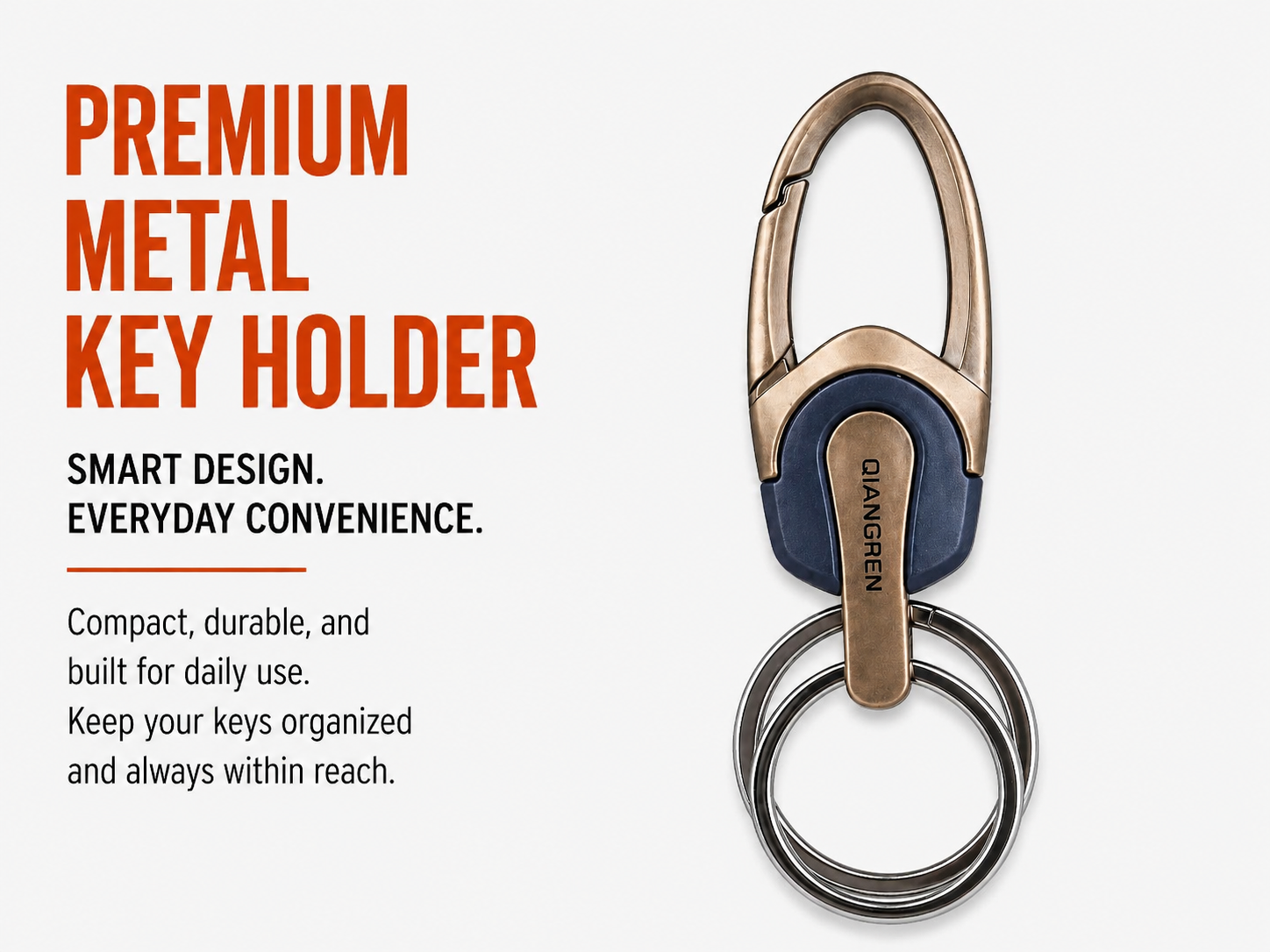 Metal Keychain(Design 2) - Pack of 1